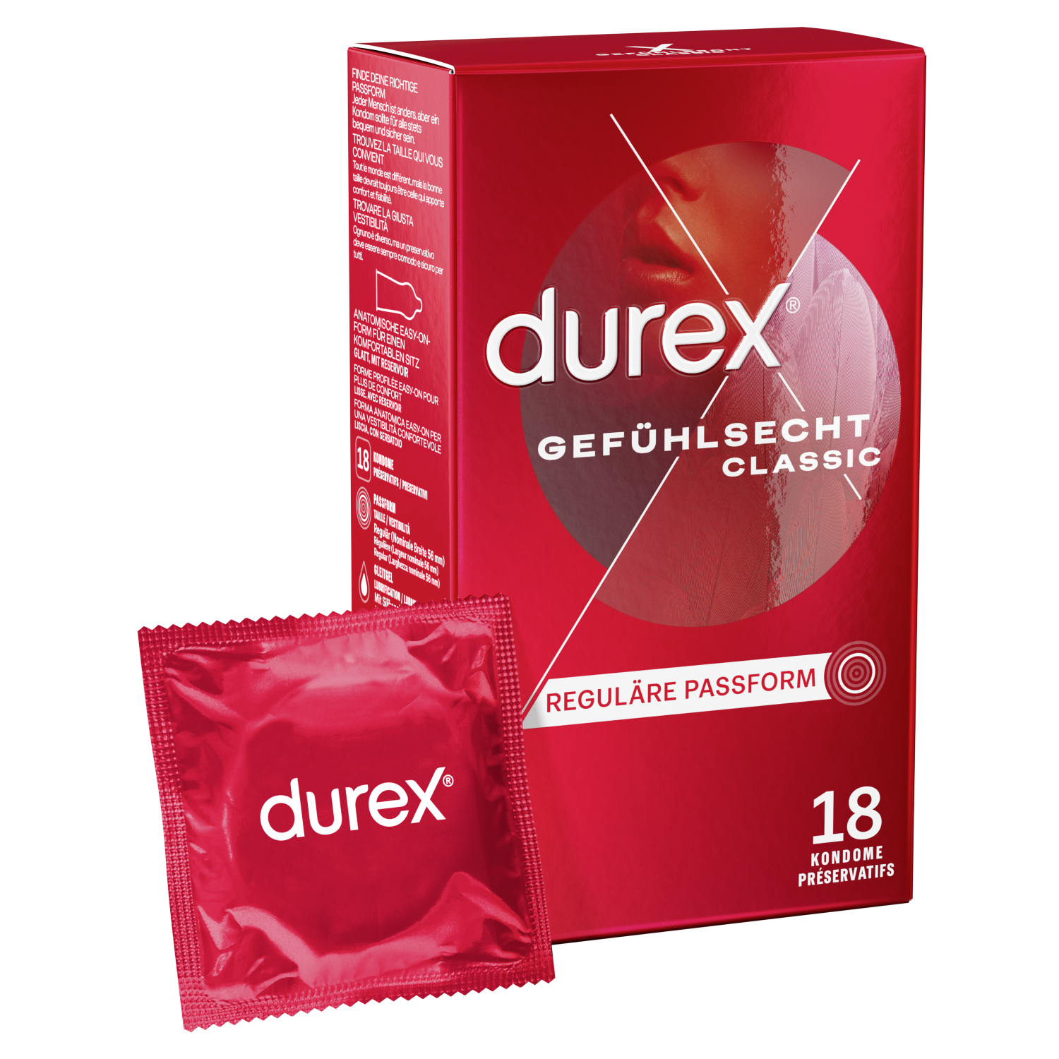 Durex Gefühlsecht Classic,18 Kondome